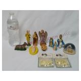 Assorted Nativity Pieces, Snow Globe & Mini Sets
