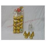 Glass Bell Ornaments & Satin Ball Ornaments