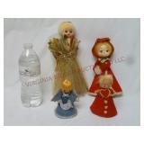 Vintage Angel Tree Toppers ~ Lot of 4