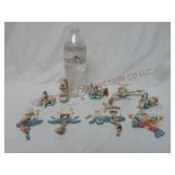 Kathe Wohlfahrt German Wooden Ornaments ~ 9