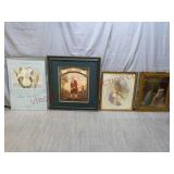 Framed Wall Art ~ Lot of 4