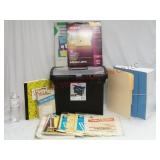 File Box, Labels, Tab Dividers, Paper & More!!!