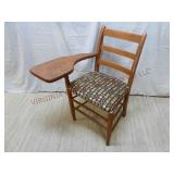 Vintage / Antique Solid Wood Writing School Desk