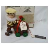 Wooden Hershey Kiss Elf Ornament ~ Just for You!