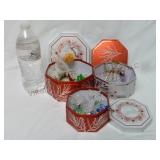 Nesting Boxes of Vintage Beaded Ornaments