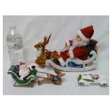 Santa Claus Toys ~ Lot of 3