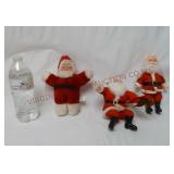 Small Vintage Santa Claus Dolls ~ 3