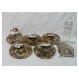 Decorative Accent Stones ~ 5 New, 1 Partial Bag