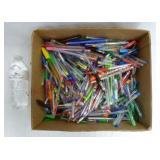 11"x13" Box of Assorted Gel Pens / Ink Pens