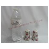Lefton China Rose Chintz Salt & Pepper Set