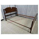Vintage Full / Double Solid Wood Bed Frame