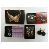 Avon Jewelry ~ Lot of 5 ~ Necklaces & Earrings