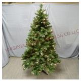 6 Ft. Colorado Fir Pre-Lit Christmas Tree w/ Box