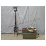Craftsman 16" Hedge Trimmer, Shovel & Tote