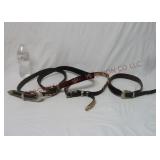 Ladies Western Style Belts ~ (1) w Sterling Buckle