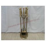 Metal Fireplace Tool Set