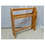 Solid Wood Quilt Rack ~ 30" wide