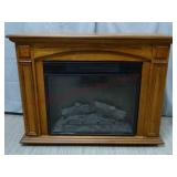 Twin Star Fireplace Mantle Heater ~ Powers On