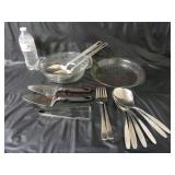Anchor Hocking Casserole, Pie Plate & Utensils