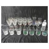 Assorted Stemware & Bar Glasses