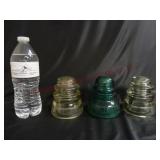 Hemingray & Armstrong Glass Insulators ~ 3