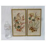 Framed Pressed Wildflowers Made in West Germany