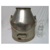 Stainless Steel Milk Pail / Can / Bucket w Handles