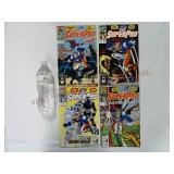 Early 1990s NFL Super Pro Marvel Comics ~ Lot of 4