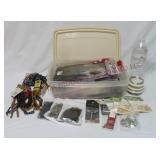 Beads, Natural Feathers & Beading Wire