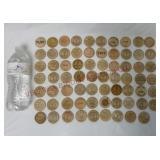 Vintage Wooden Advertising Tokens / Wooden Nickels