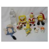 Eyeore Plush, Christmas Character Ornaments