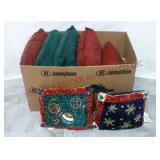 Decorative Christmas Pillows ~ Lot of 7