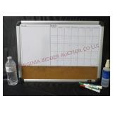 Dry Erase Board w Markers & Cleaner