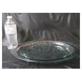 Pyrex #815 Tree of Life Footed Meat Platter