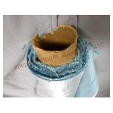 Antique Blue Satin Fabric ~ 48" Wide Partial Roll