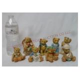 1990s Cherished Teddies Figurines ~ Lot of 8