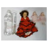 Madame Alexander Spanish Girl & 2 Porcelain Dolls