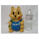 1992 Fun-Damental Meowing Treat Jar ~ Discolored