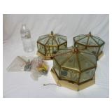 Ceiling Light Fixtures ~ 3 ~ Untested, Used