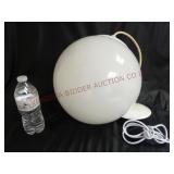 Hanging Glass Globe Orb Ball Pendant Light Fixture