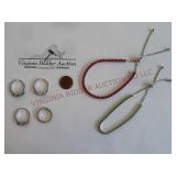 Toggle Bracelets & Rings ~ (3) Rings Stamped 925