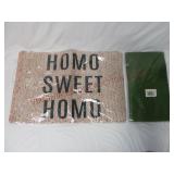 Homo Sweet Homo Mat & Kettle Style Grill Cover