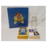 Sports Pages Binder & Baseball Books