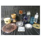 Mr Peanut Jar, Assorted Glassware & Pottery