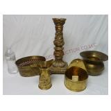 Brass Spittoon, Wall Pocket, Pitcher, Bowl & More!