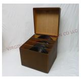 Vintage Album Case w 78 RPM Records (50+)
