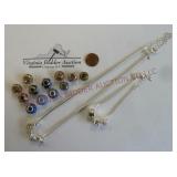 Avon Necklace & Bracelet Set with Extra Beads