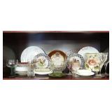 Shelf of Glass & Porcelain ~ Everything Shown