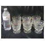 Big Top Peanut Butter Hazel Atlas Sherbet Glasses