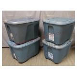 DuraBilt Totes w Lids ~ 18 Gallon ~ Used ~ 4